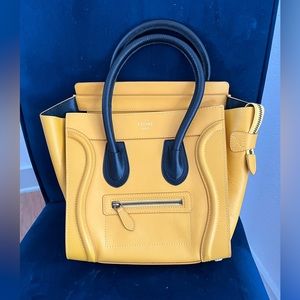 Celine Yellow Handbag